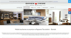 Desktop Screenshot of boniek-meble.com.pl
